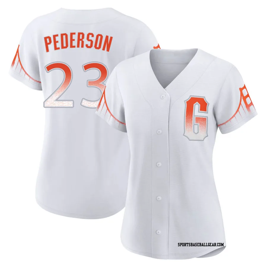 Joc Pederson Women's San Francisco Giants White Authentic 2021 City Connect Jersey