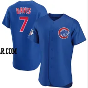 Jody Davis Men's Chicago Cubs Royal Authentic Alternate Jersey