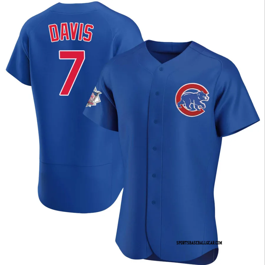 Jody Davis Men's Chicago Cubs Royal Authentic Alternate Jersey