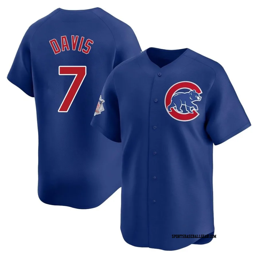 Jody Davis Men's Chicago Cubs Royal Limited Alternate Jersey