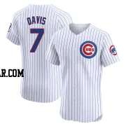 Jody Davis Men's Chicago Cubs White Elite Home Jersey