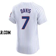 Jody Davis Men's Chicago Cubs White Elite Home Jersey