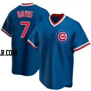 Jody Davis Youth Chicago Cubs Royal Replica Road Cooperstown Collection Jersey