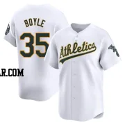 Joe Boyle Men's Oakland Athletics White Limited Home Jersey