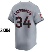 Joe Charboneau Men's Cleveland Guardians Gray Limited Road Jersey