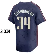 Joe Charboneau Men's Cleveland Guardians Navy Limited 2024 City Connect Jersey