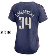 Joe Charboneau Women's Cleveland Guardians Navy Limited 2024 City Connect Jersey