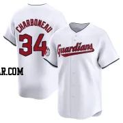 Joe Charboneau Youth Cleveland Guardians White Limited Home Jersey