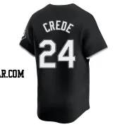 Joe Crede Men's Chicago White Sox Black Limited Alternate Jersey