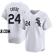 Joe Crede Men's Chicago White Sox White Limited Home Jersey