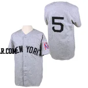 Joe DiMaggio Men's New York Yankees Grey Authentic 1939 Throwback Jersey