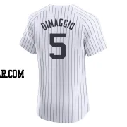 Joe DiMaggio Men's New York Yankees White Elite Home Jersey