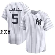 Joe DiMaggio Men's New York Yankees White Limited Yankee Home Jersey