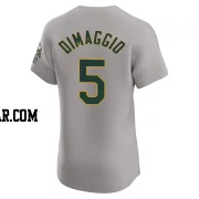 Joe Dimaggio Men's Oakland Athletics Gray Elite Road Jersey