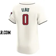 Joe Elbis Men's Arizona Diamondbacks Cream Elite Home Jersey