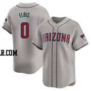 Joe Elbis Men's Arizona Diamondbacks Gray Limited Away Jersey