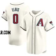 Joe Elbis Men's Arizona Diamondbacks White Limited Home Jersey