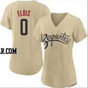 Joe Elbis Women's Arizona Diamondbacks Gold Authentic 2021 City Connect Cool Base Jersey