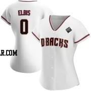 Joe Elbis Women's Arizona Diamondbacks White Authentic Home 2023 World Series Jersey