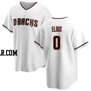 Joe Elbis Youth Arizona Diamondbacks White Replica Home Jersey