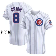 Joe Girardi Men's Chicago Cubs White Elite Home Jersey