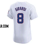 Joe Girardi Men's Chicago Cubs White Elite Home Jersey