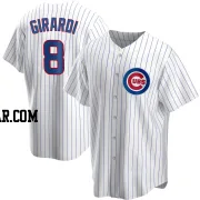 Joe Girardi Men's Chicago Cubs White Replica Home Jersey