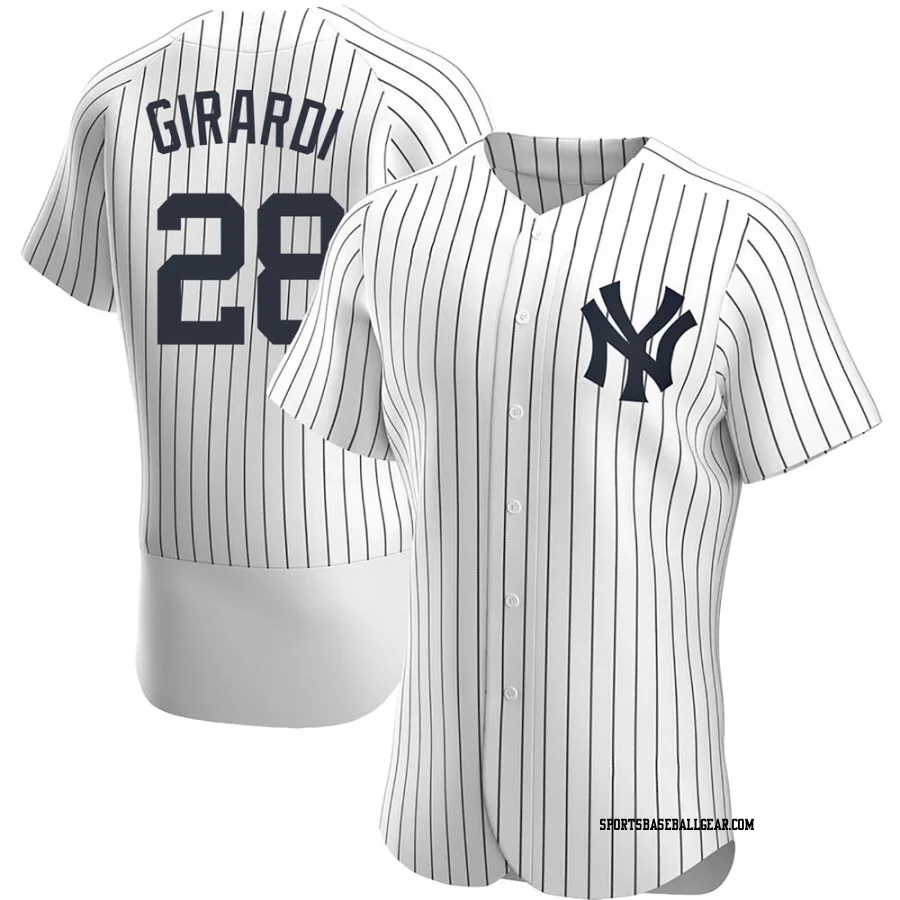 Joe Girardi Men's New York Yankees White Authentic Home Jersey