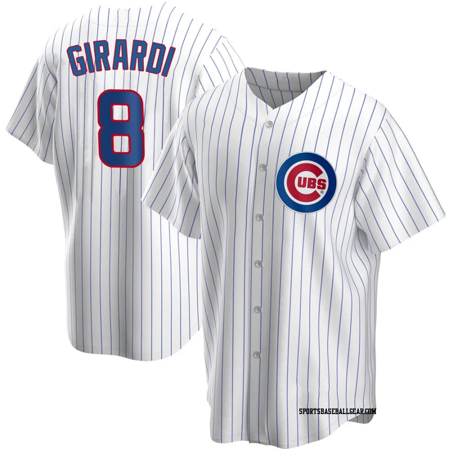 Joe Girardi Youth Chicago Cubs White Replica Home Jersey