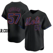 Joe Hudson Men's New York Mets Black Limited Alternate Jersey