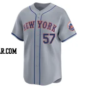 Joe Hudson Men's New York Mets Gray Limited Away Jersey