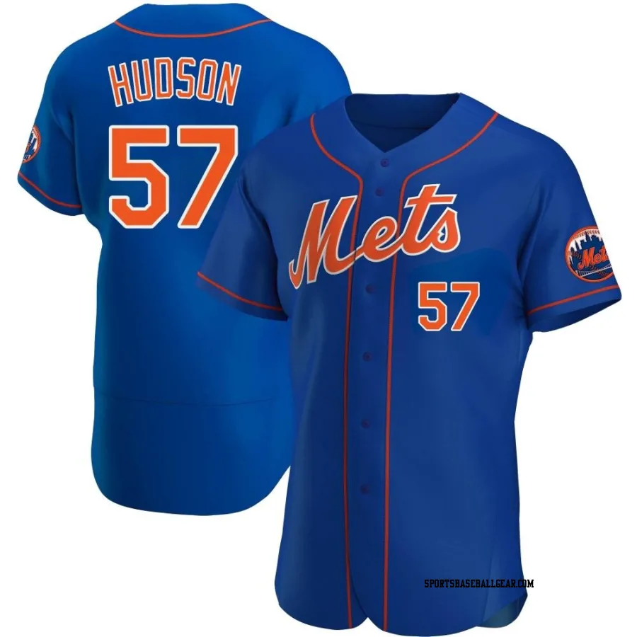 Joe Hudson Men's New York Mets Royal Authentic Alternate Jersey