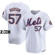 Joe Hudson Men's New York Mets White Limited Home Jersey