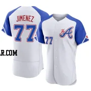 Joe Jimenez Men's Atlanta Braves White Authentic 2023 City Connect Jersey