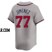 Joe Jimenez Youth Atlanta Braves Gray Limited Away Jersey