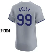 Joe Kelly Men's Los Angeles Dodgers Gray Elite Road Jersey