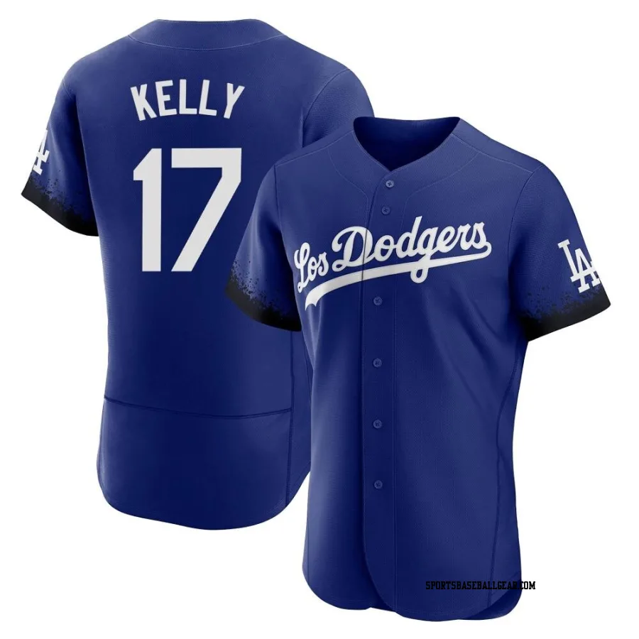 Joe Kelly Men's Los Angeles Dodgers Royal Authentic 2021 City Connect Jersey