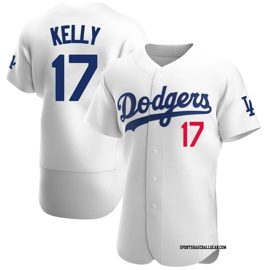 Joe Kelly Men's Los Angeles Dodgers White Authentic Home Jersey