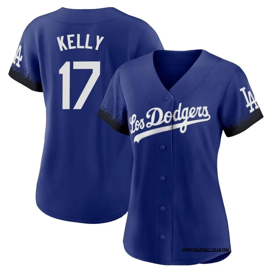 Joe Kelly Women's Los Angeles Dodgers Royal Authentic 2021 City Connect Jersey