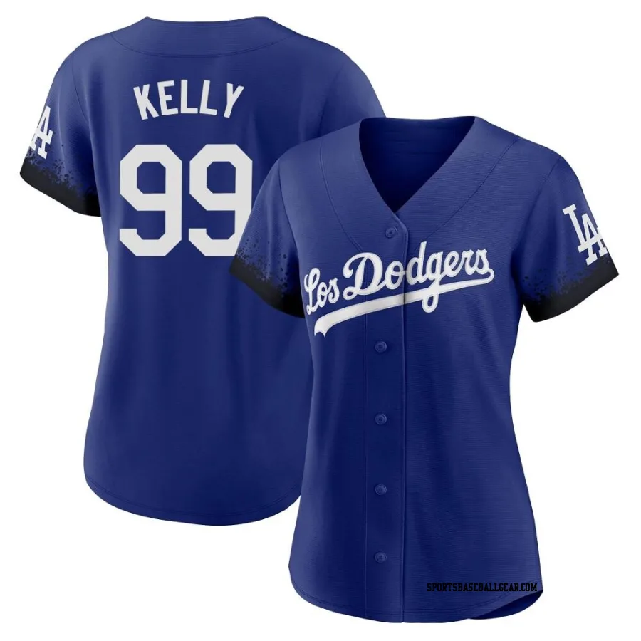 Joe Kelly Women's Los Angeles Dodgers Royal Authentic 2021 City Connect Jersey