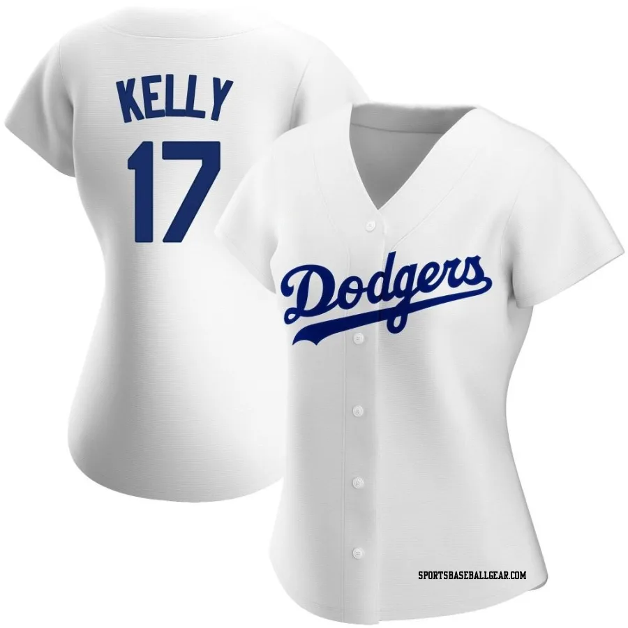 Joe Kelly Women's Los Angeles Dodgers White Authentic Home Jersey