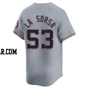 Joe La Sorsa Men's Washington Nationals Gray Limited Road Jersey