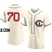 Joe Maddon Men's Chicago Cubs Cream Authentic 2022 Field Of Dreams Jersey