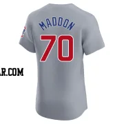 Joe Maddon Men's Chicago Cubs Gray Elite Road Jersey