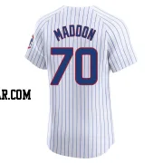 Joe Maddon Men's Chicago Cubs White Elite Home Jersey