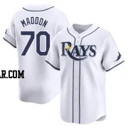 Joe Maddon Men's Tampa Bay Rays White Limited Home Jersey