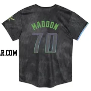 Joe Maddon Toddler Tampa Bay Rays Charcoal Limited 2024 City Connect Jersey