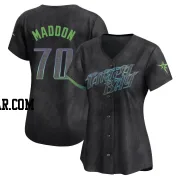 Joe Maddon Women's Tampa Bay Rays Charcoal Limited 2024 City Connect Jersey