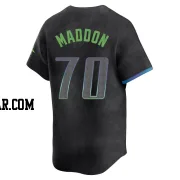 Joe Maddon Youth Tampa Bay Rays Charcoal Limited 2024 City Connect Jersey