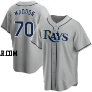 Joe Maddon Youth Tampa Bay Rays Gray Replica Road Jersey